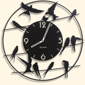 Horloge murale Oiseaux deLorentis